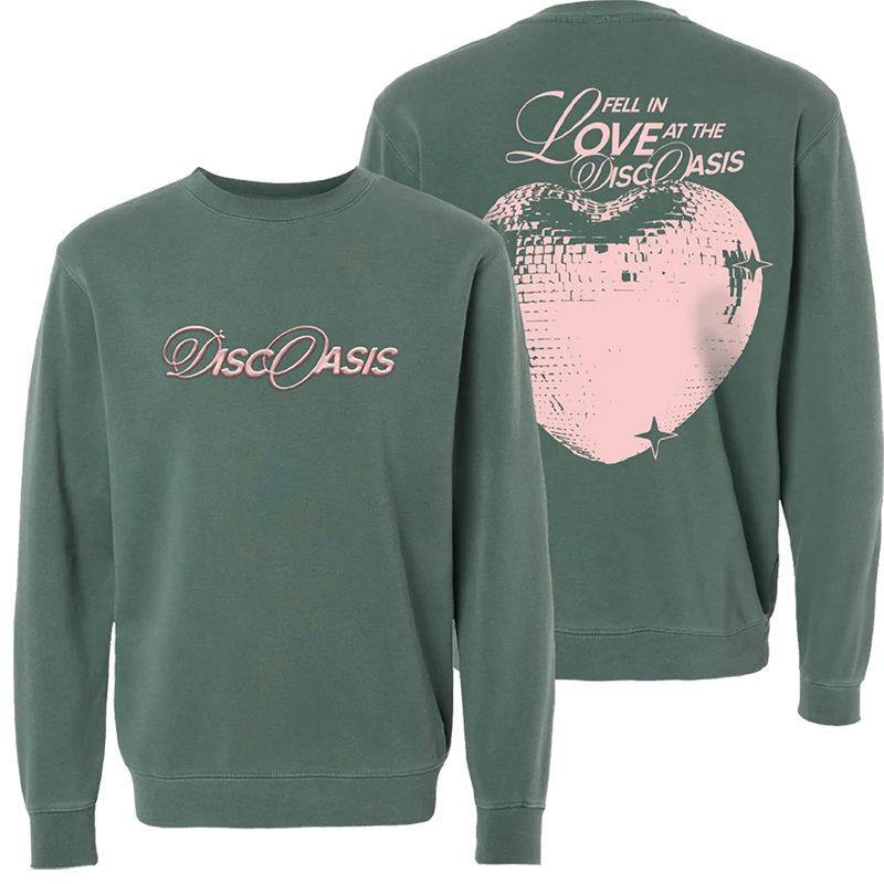 Fell in Love at the DiscOasis Crewneck